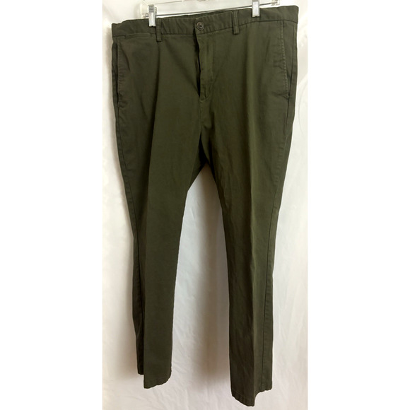 Old Navy Ultimate Tech Slim Built In Flex Pants Tan Mens Size 38x30 - Picture 1 of 9